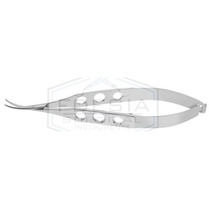 McGuire Corneal Scissors - Surgical Dental Instruments, German Grade Stainless Steel, Straight Sharp Blades