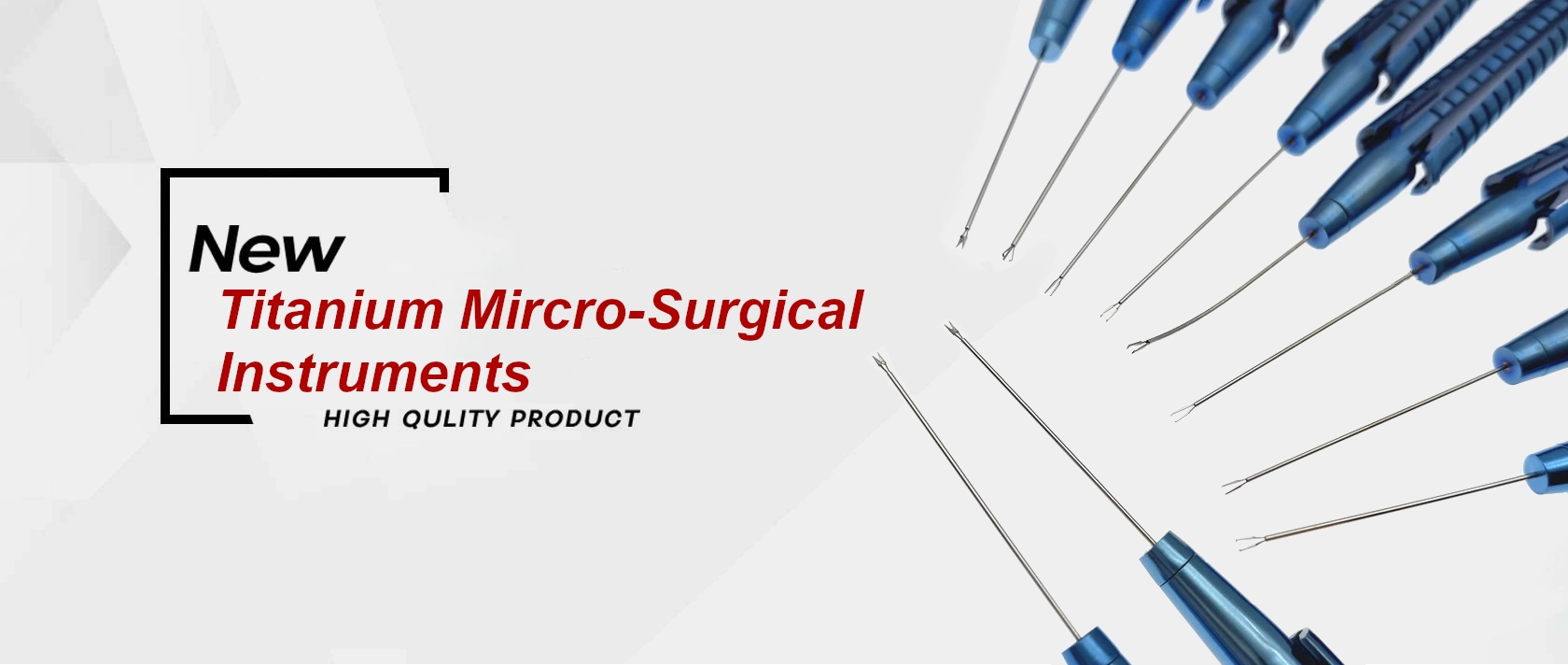 Titanium Microsurgical Banner, from Fdesia Surgical Instruments